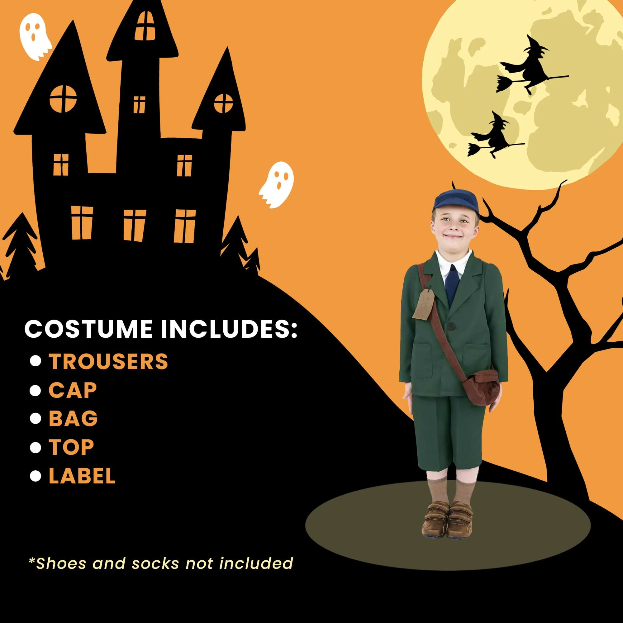World War Ii Evacuee Boy Child Costume - Image 6
