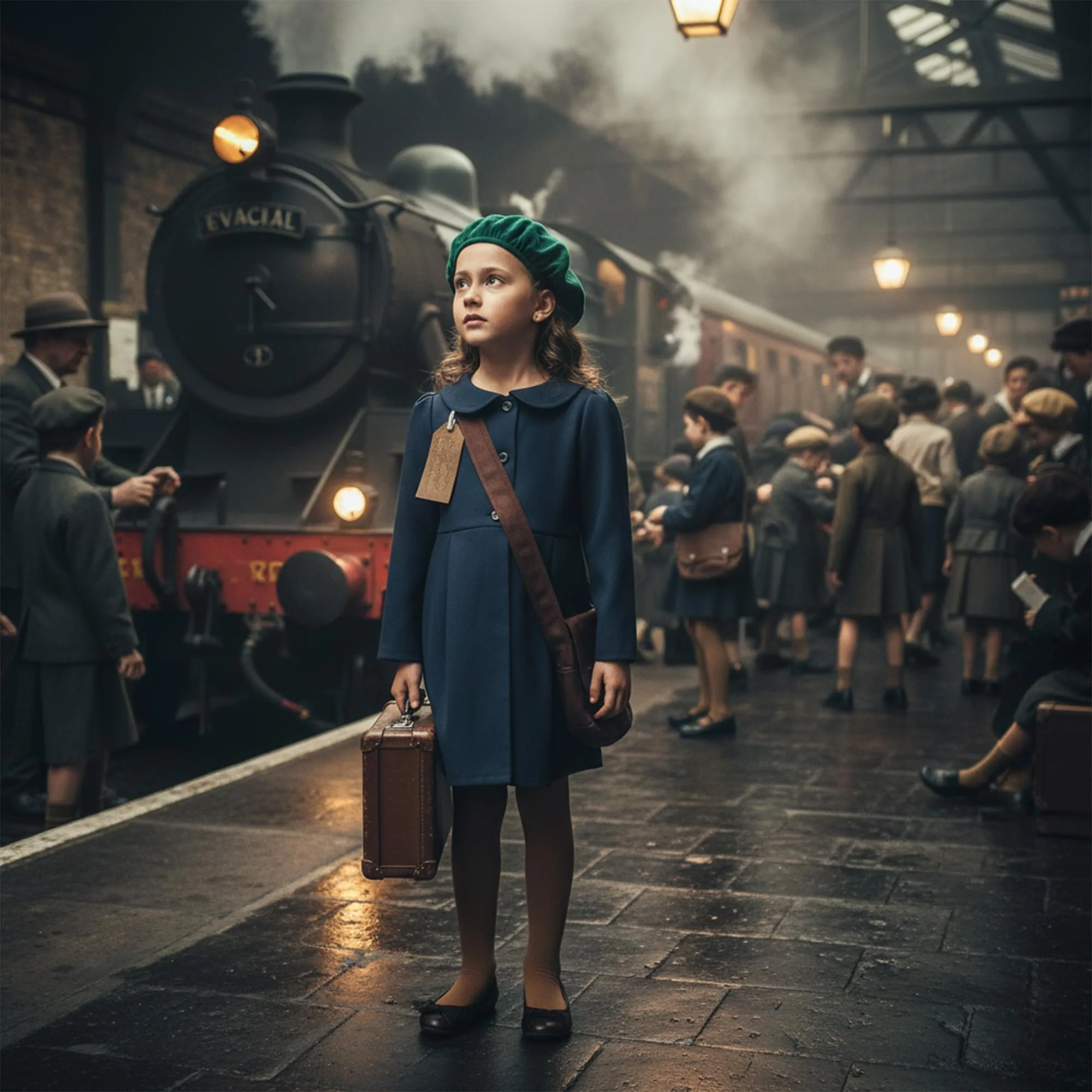 World War Ii Evacuee Girl Child Costume - Image 15