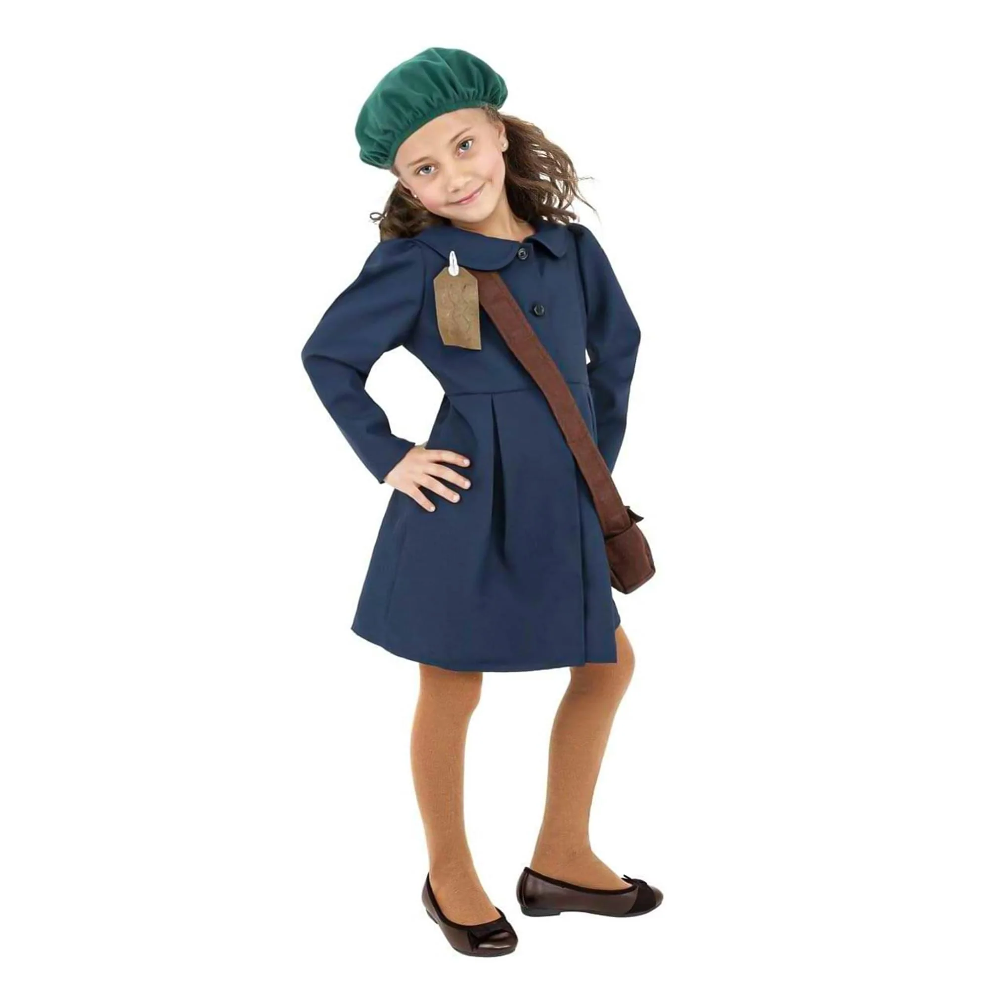 World War Ii Evacuee Girl Child Costume - Image 8