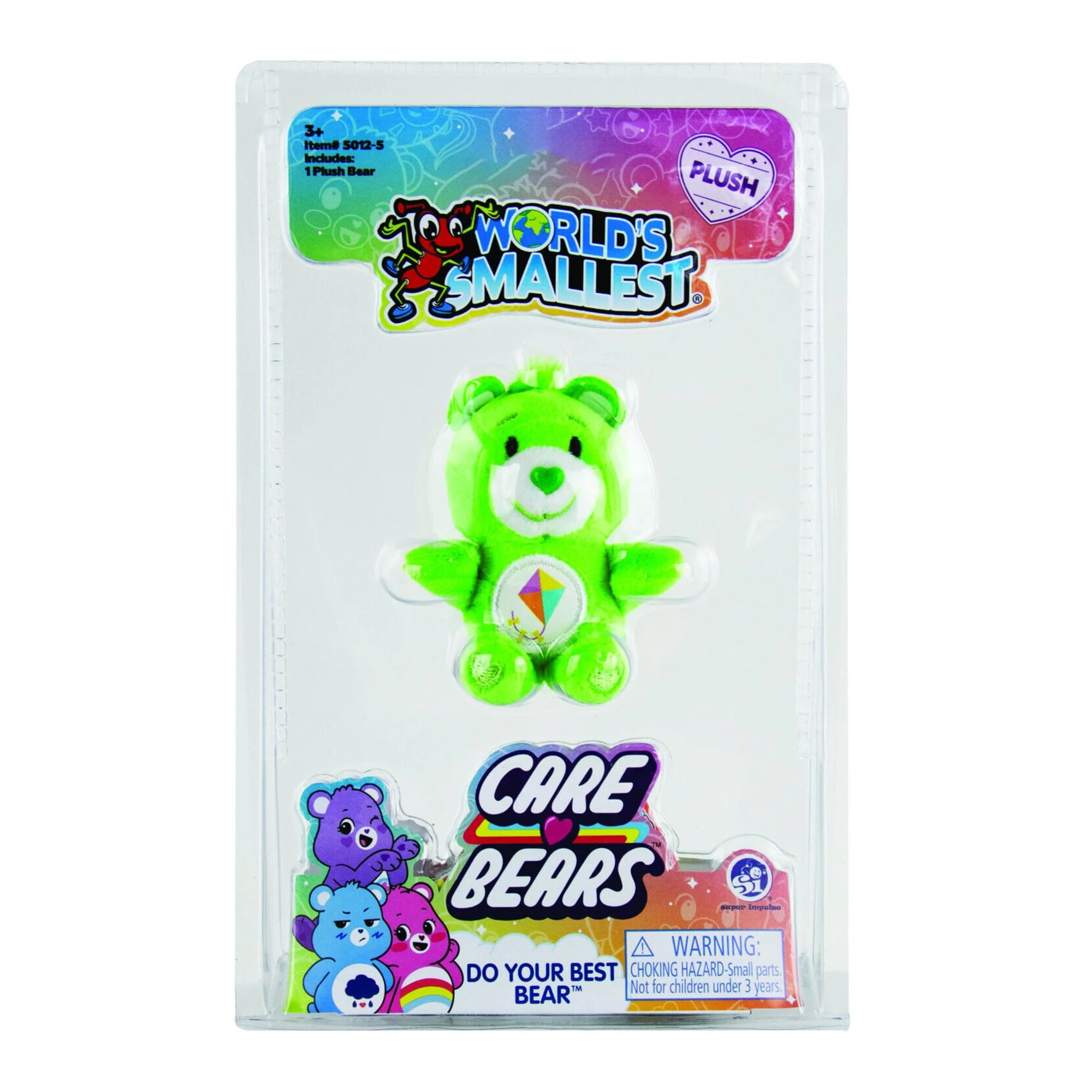 World's Smallest Care Bears Series 5 Mini Plush | Do Your Best Bear - Image 3