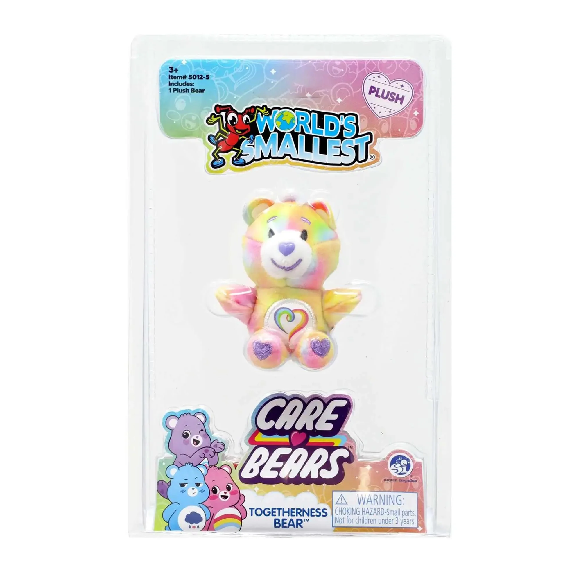 World's Smallest Care Bears Series 5 Mini Plush | Togetherness Bear - Image 3
