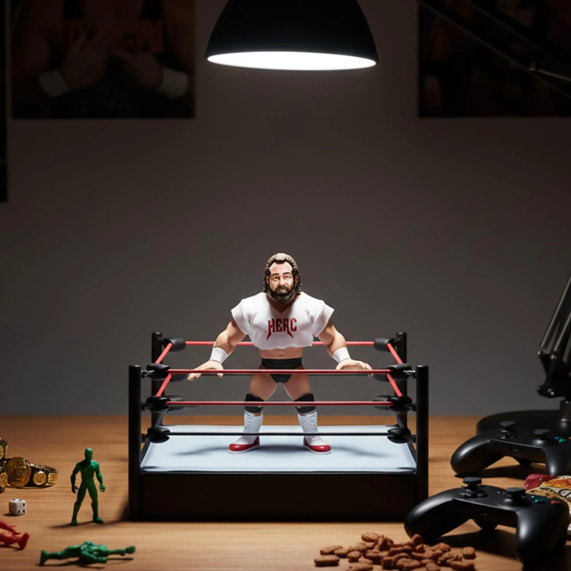 Wrestling's Heels and Faces Retro Action Figure | Hercules Hernandez - Image 5