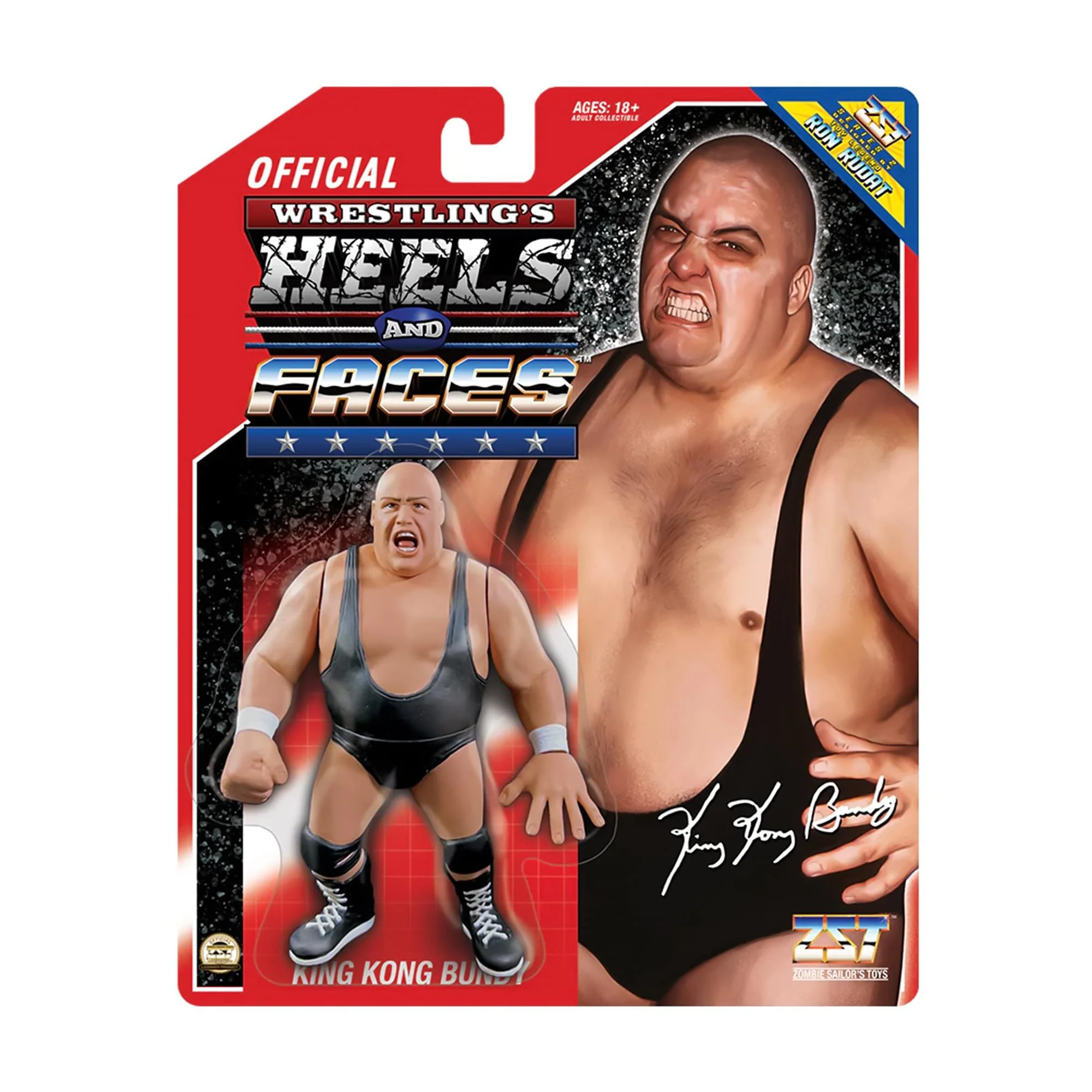 Wrestling's Heels and Faces Retro Action Figure | King Kong Bundy - Image 2