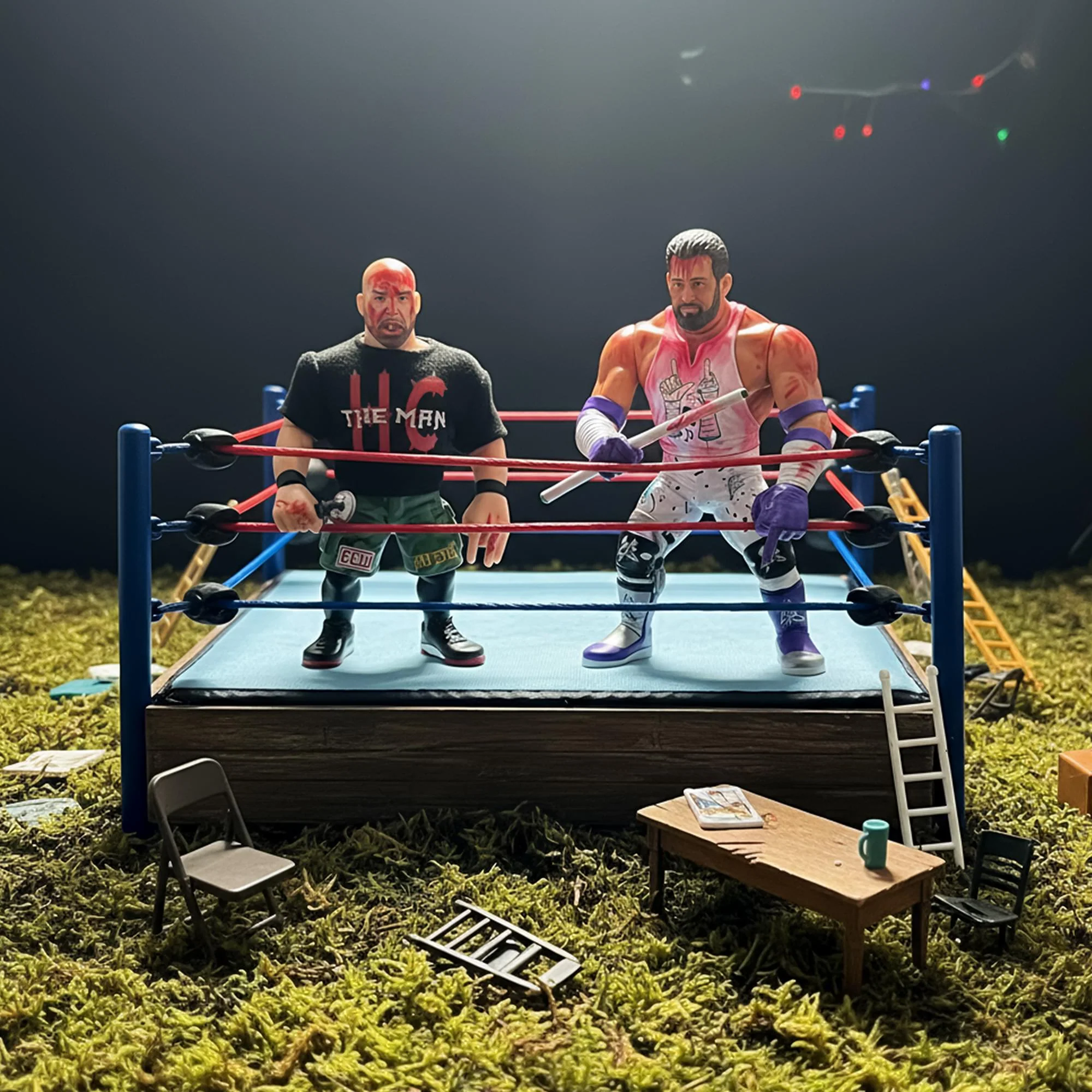 Wrestling's Heels and Faces Retro Action Figure | Nick Gage & Matt Cardona 2 Pack - Image 7