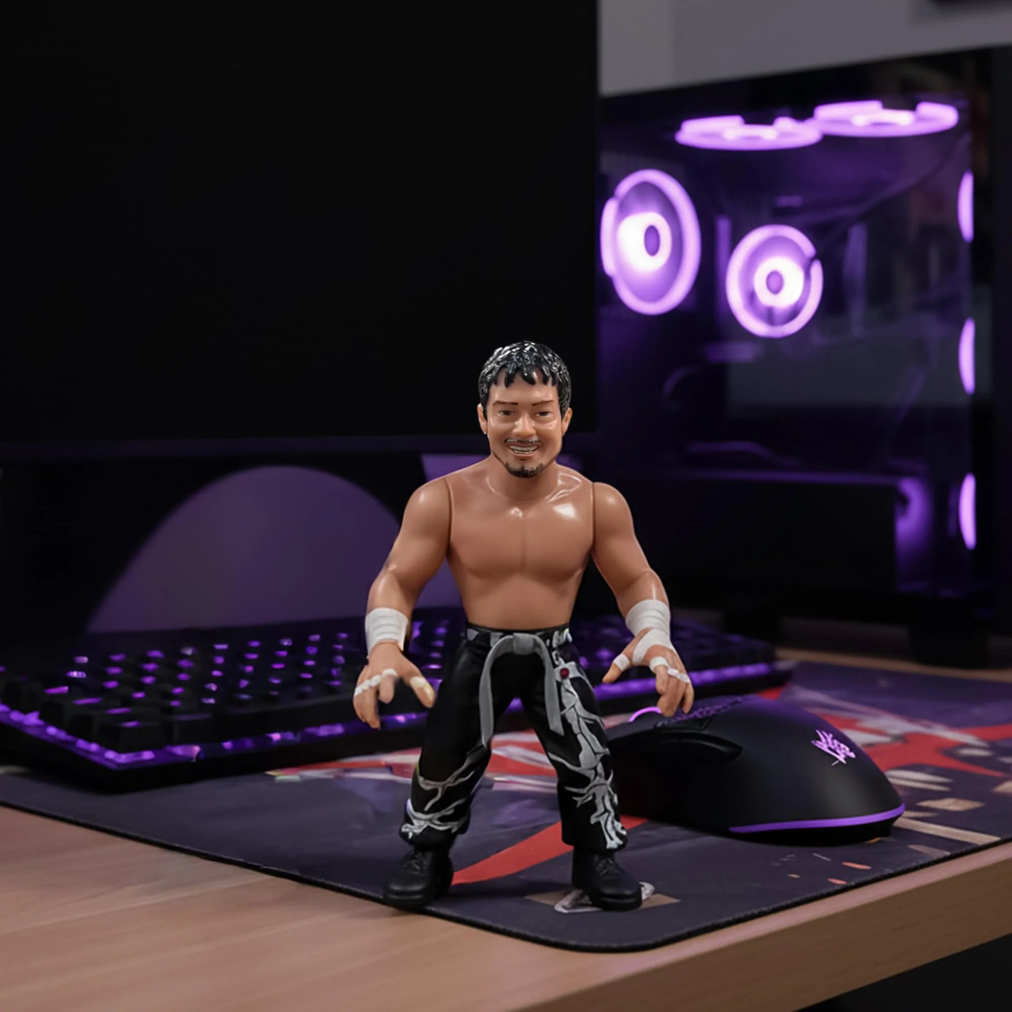 Wrestling's Heels and Faces Retro Action Figure | Yoshihiro Tajiri - Image 5
