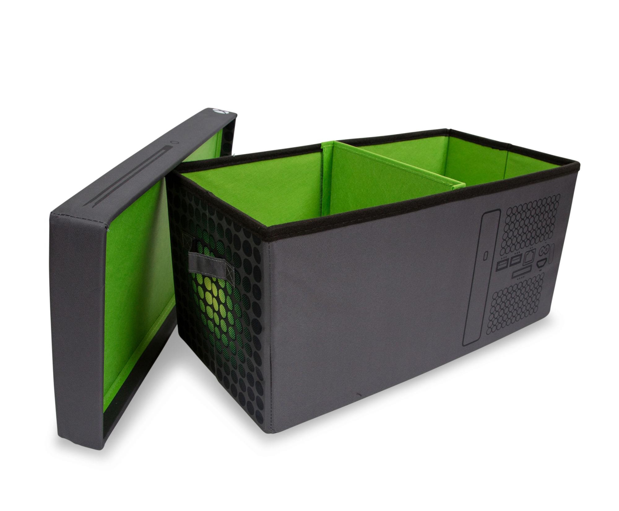 Xbox Series X Logo Storage Bin Chest Organizer with Lid | 24 x 12 Inches - Image 2