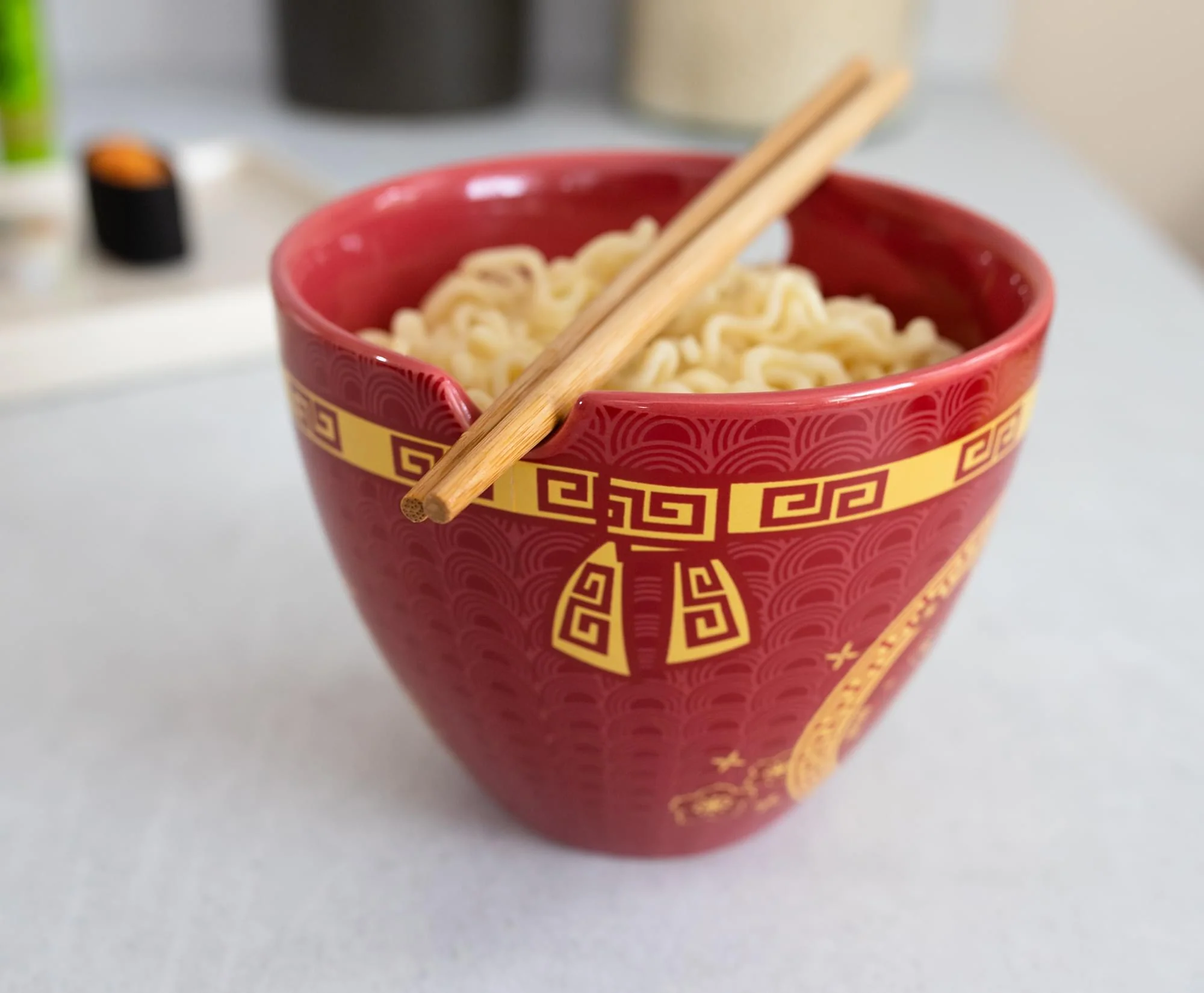 Year Of The Dog Chinese Zodiac 16-Ounce Ramen Bowl and Chopstick Set - Image 3