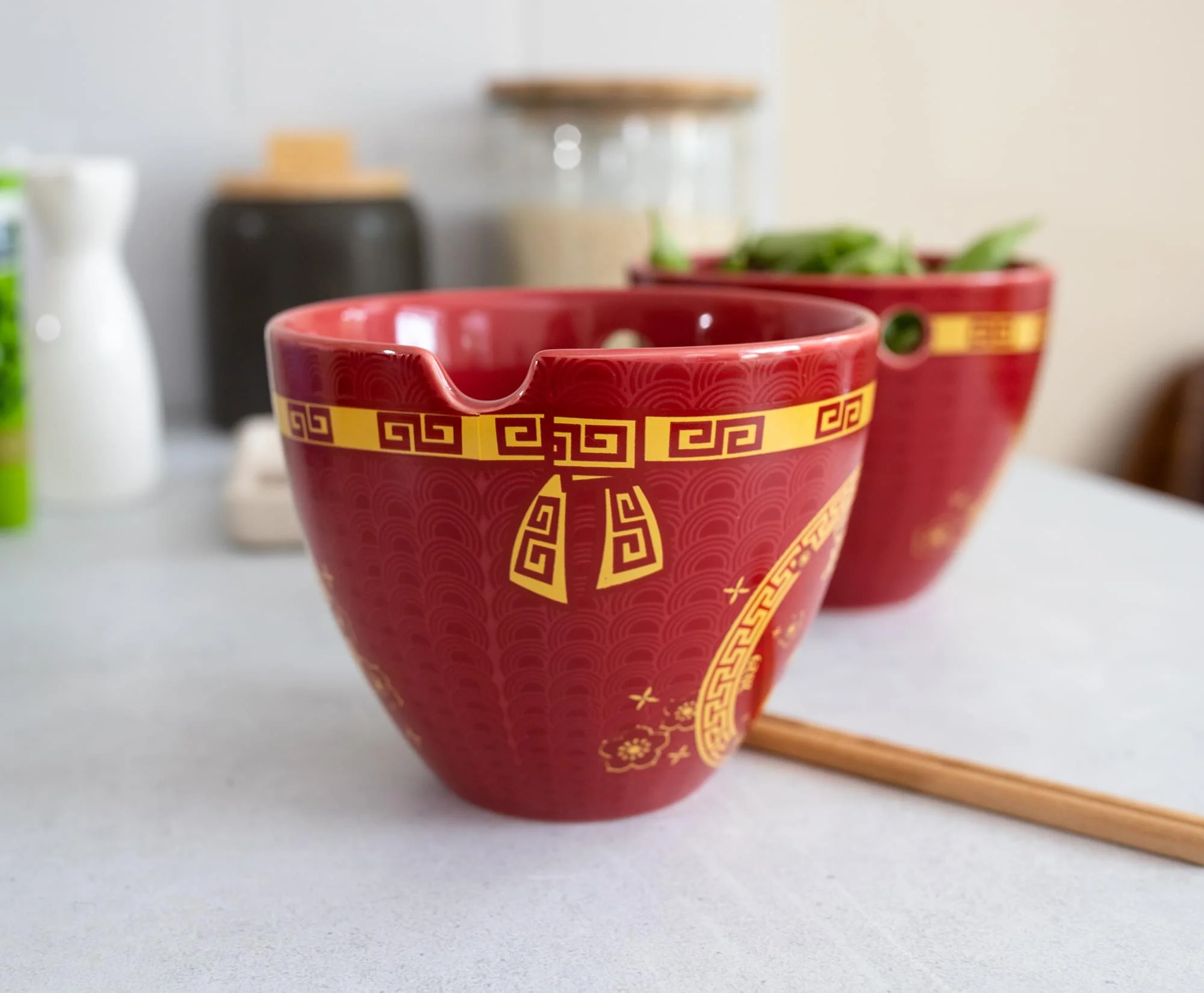 Year Of The Horse Chinese Zodiac 16-Ounce Ramen Bowl and Chopstick Set - Image 3