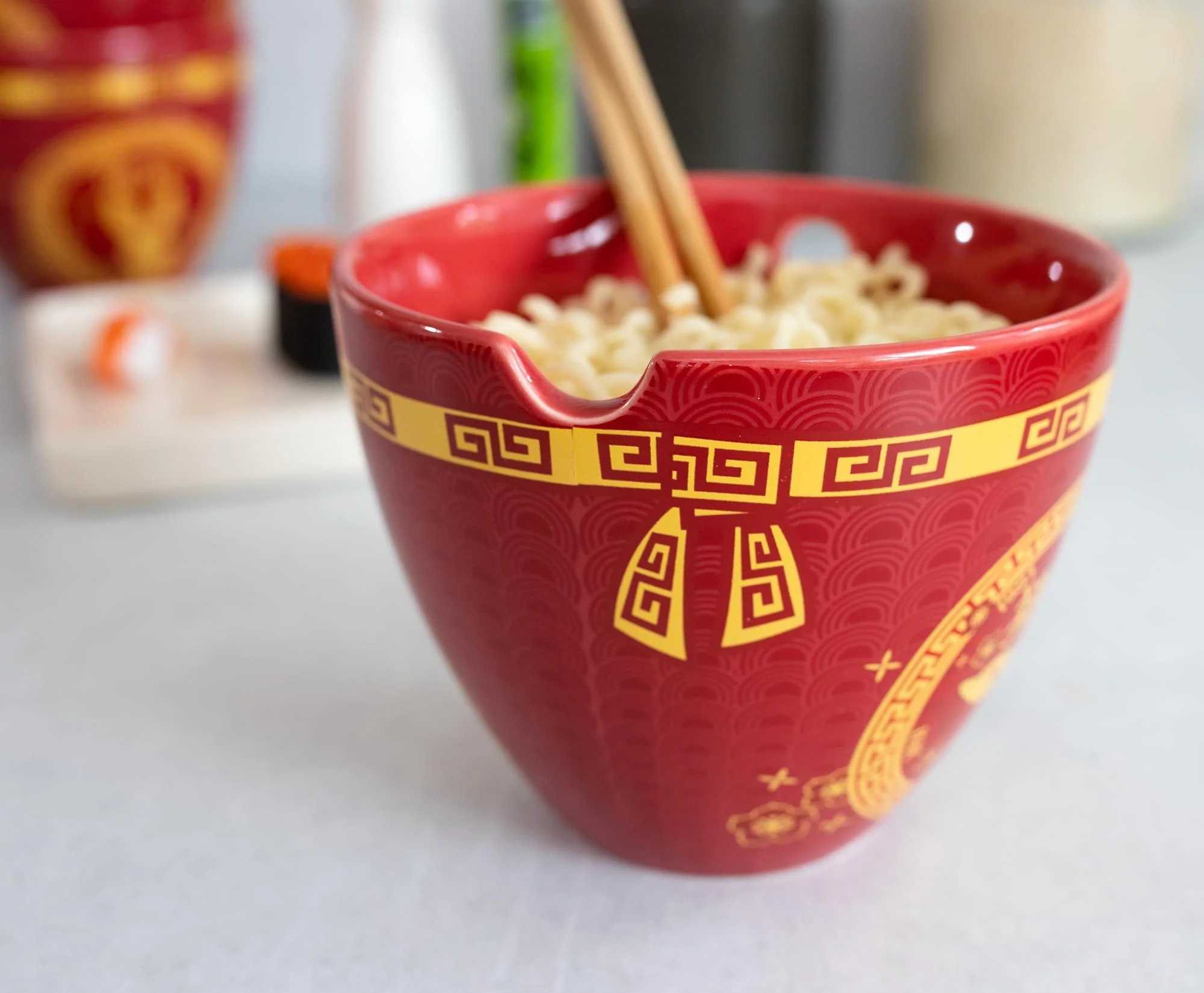 Year Of The Pig Chinese Zodiac 16-Ounce Ramen Bowl and Chopstick Set - Image 3