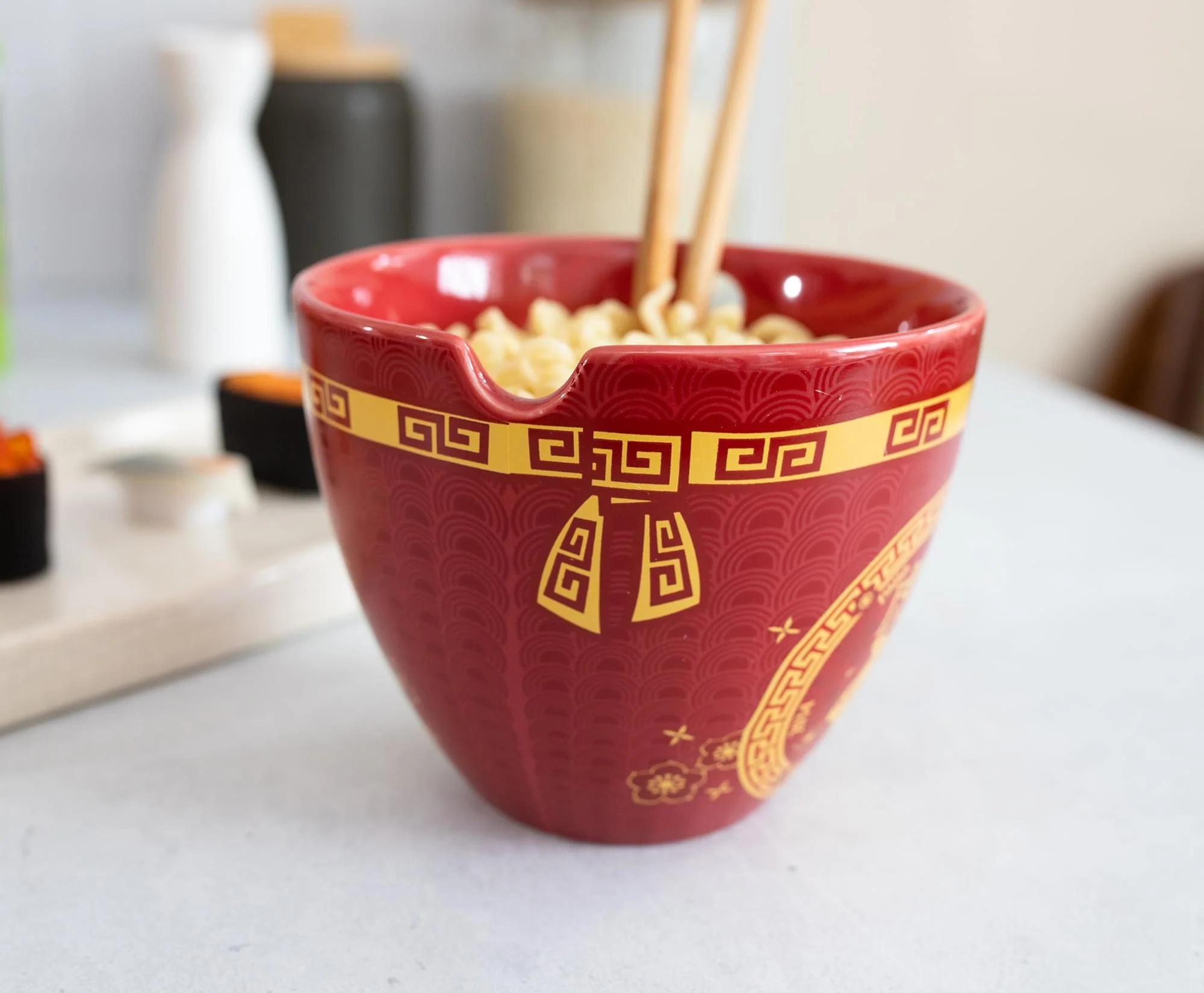 Year Of The Tiger Chinese Zodiac 16-Ounce Ramen Bowl and Chopstick Set - Image 3