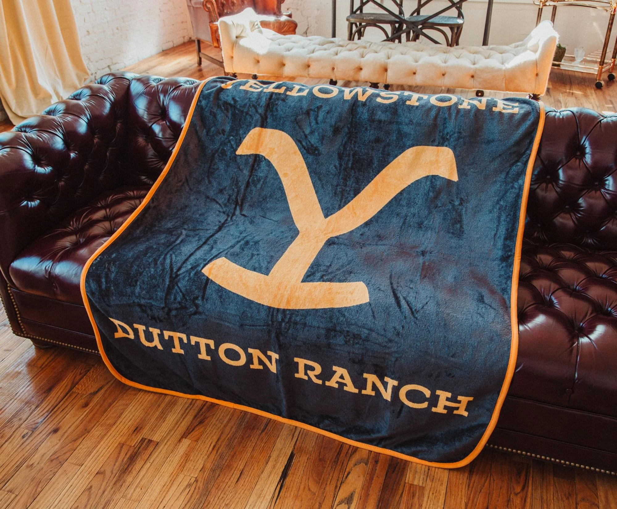 Yellowstone Dutton Ranch Raschel Fleece Throw Blanket | 45 x 60 Inches - Image 6