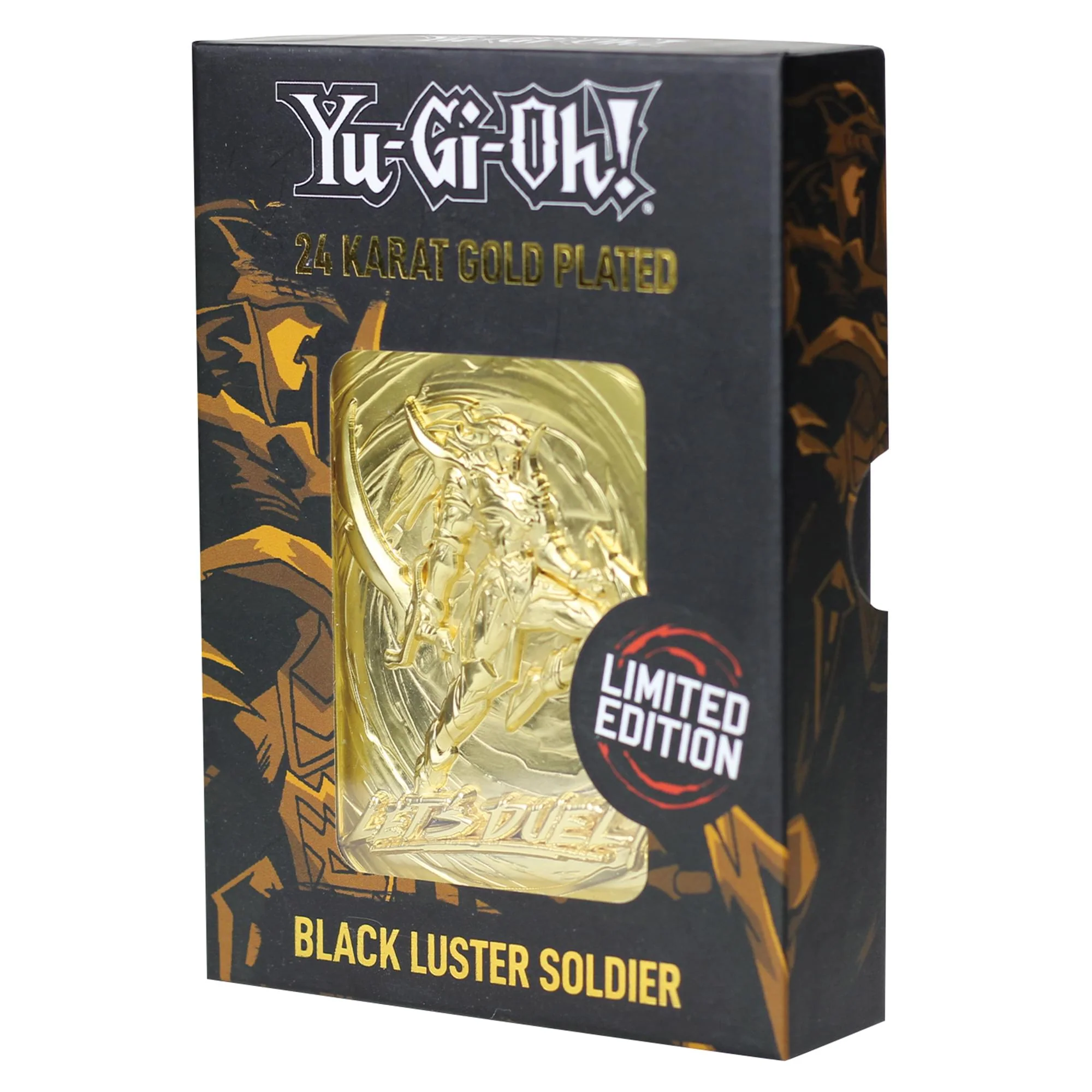 Yu-Gi-Oh! Limited Edition 24k Gold Plated Black Luster Soldier Metal Card - Image 5