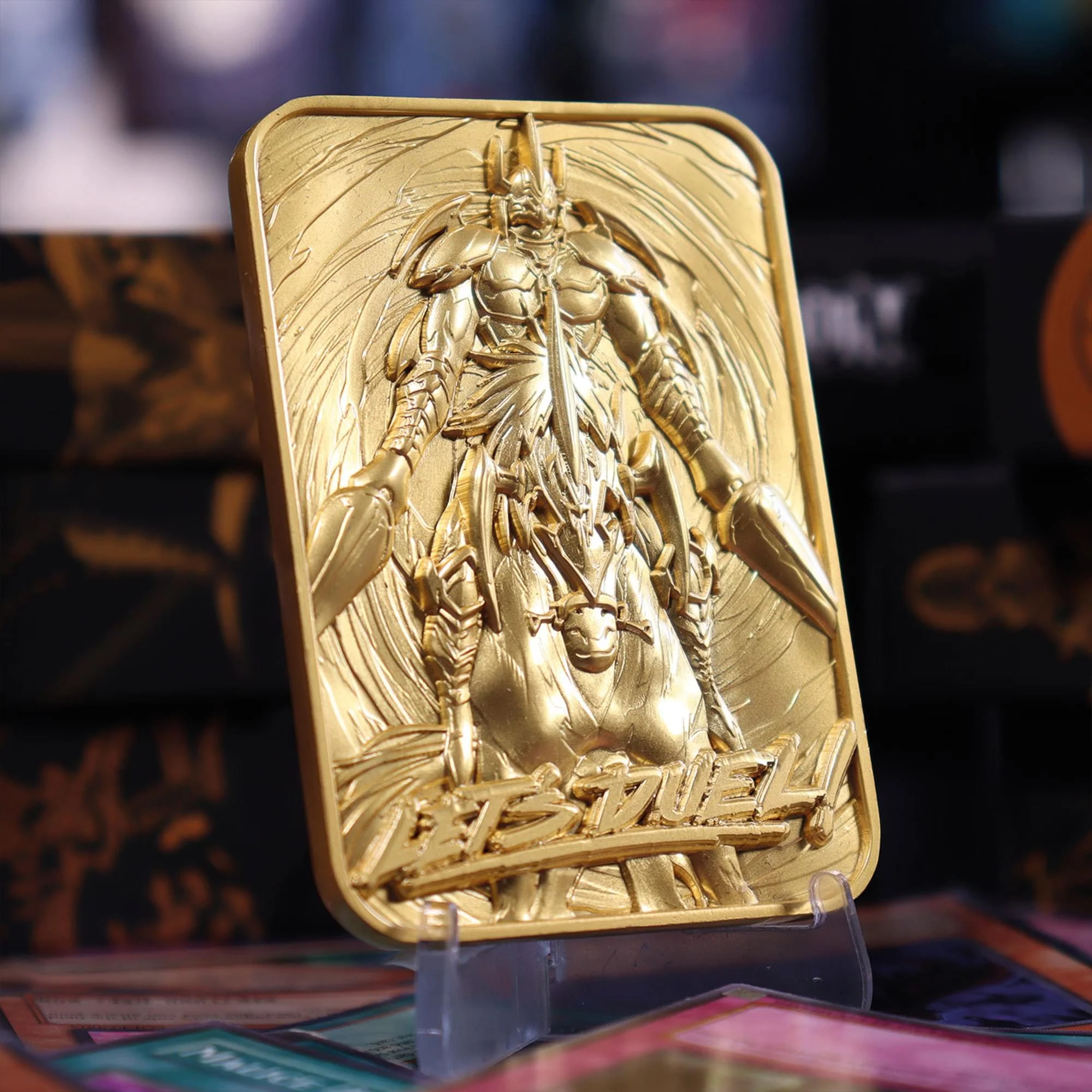 Yu-Gi-Oh! Limited Edition 24k Gold Plated Gaia the Fierce Knight Metal Card - Image 5