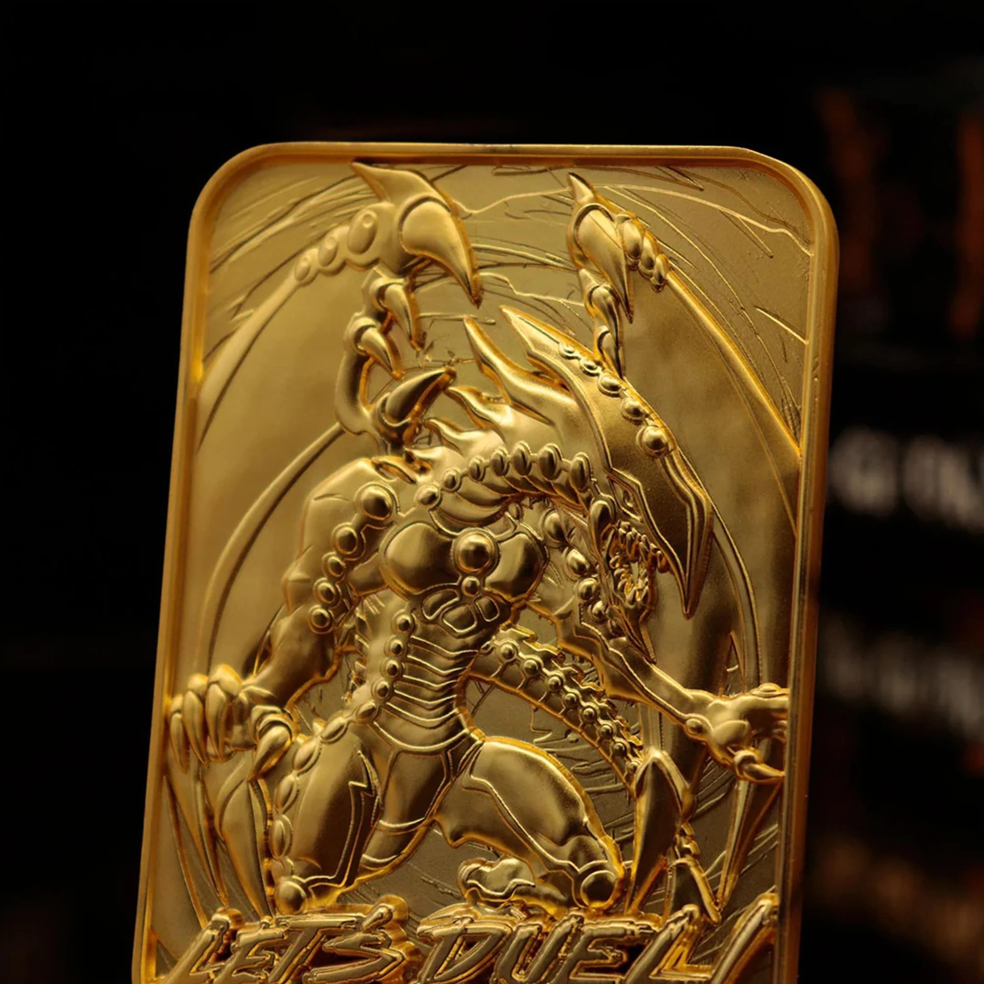 Yu-Gi-Oh! Limited Edition 24k Gold Plated Metal Card | Gandra Dragon - Image 4