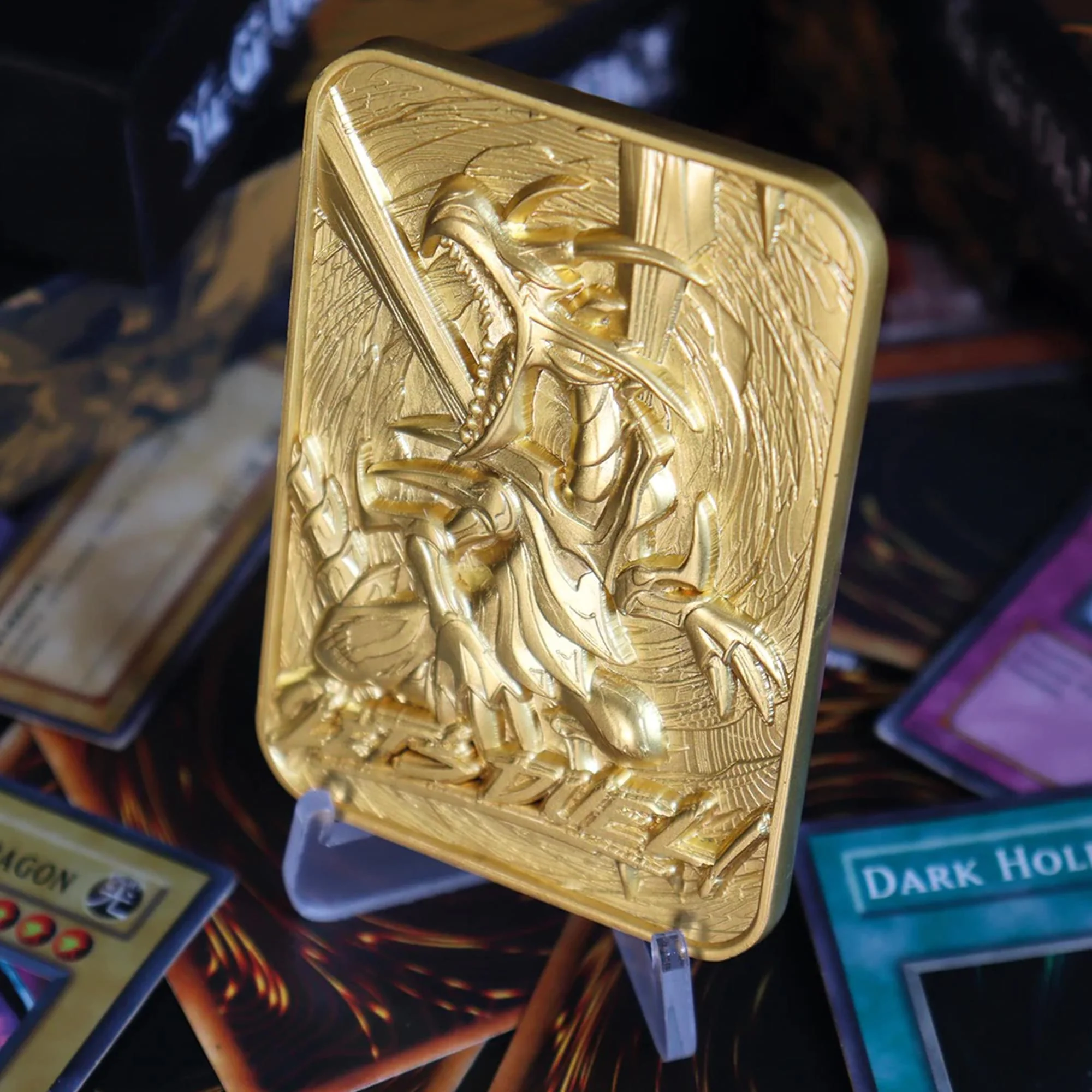 Yu-Gi-Oh! Limited Edition 24k Gold Plated Metal Card | Red Eyes B. Dragon - Image 4