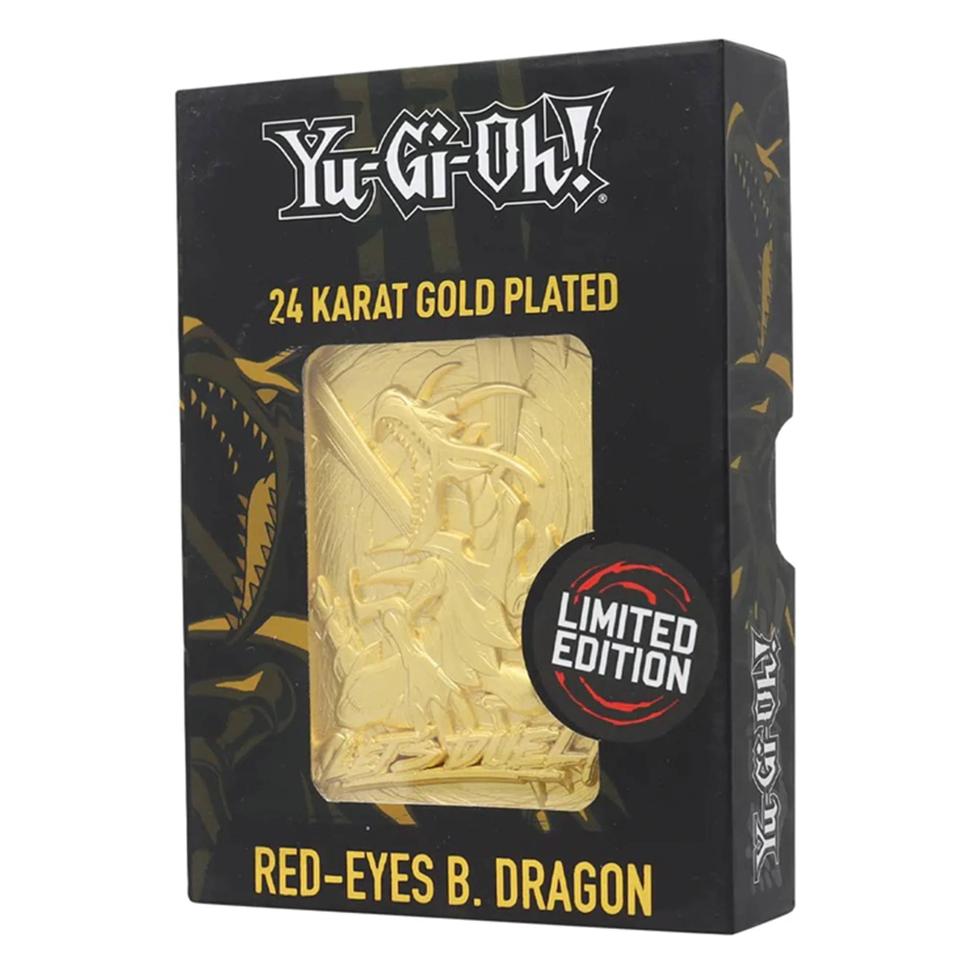 Yu-Gi-Oh! Limited Edition 24k Gold Plated Metal Card | Red Eyes B. Dragon - Image 6