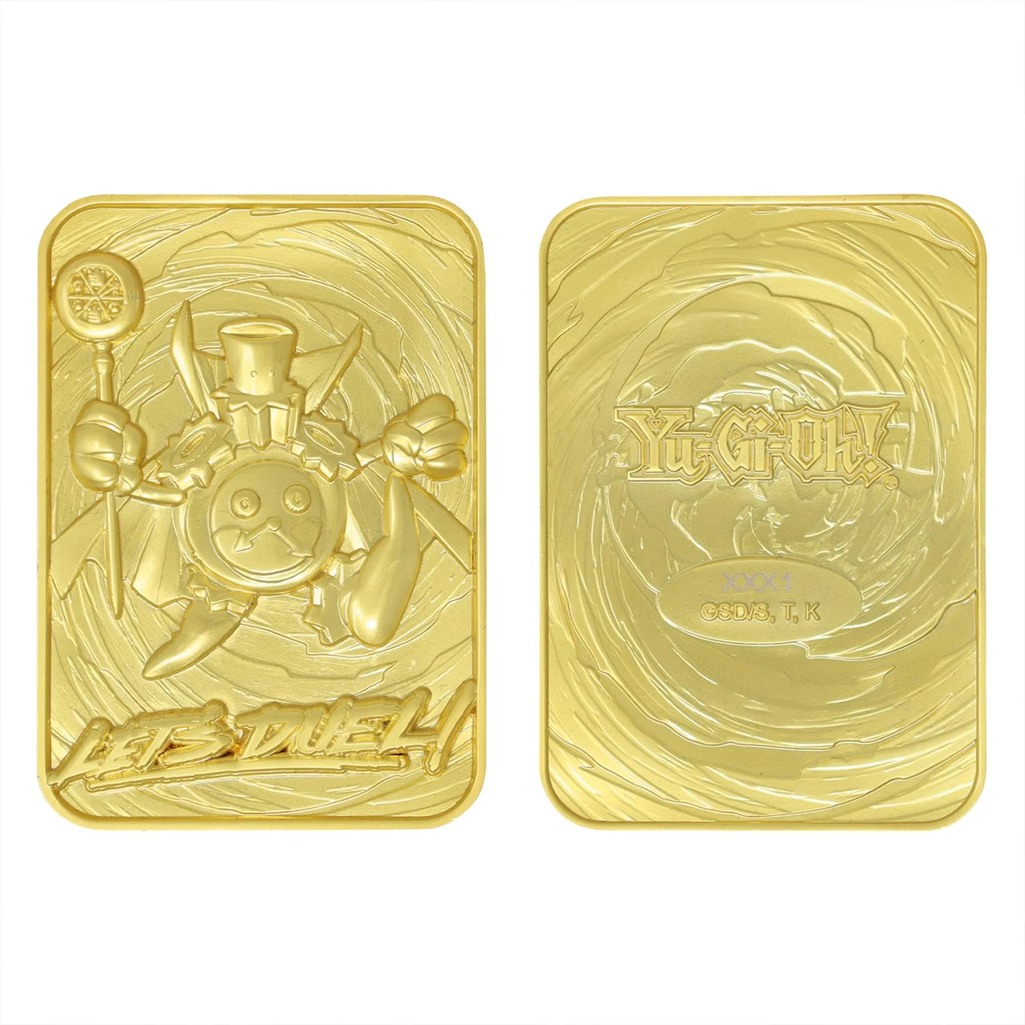 Yu-Gi-Oh! Limited Edition 24k Gold Plated Time Wizard Metal Card - Image 3