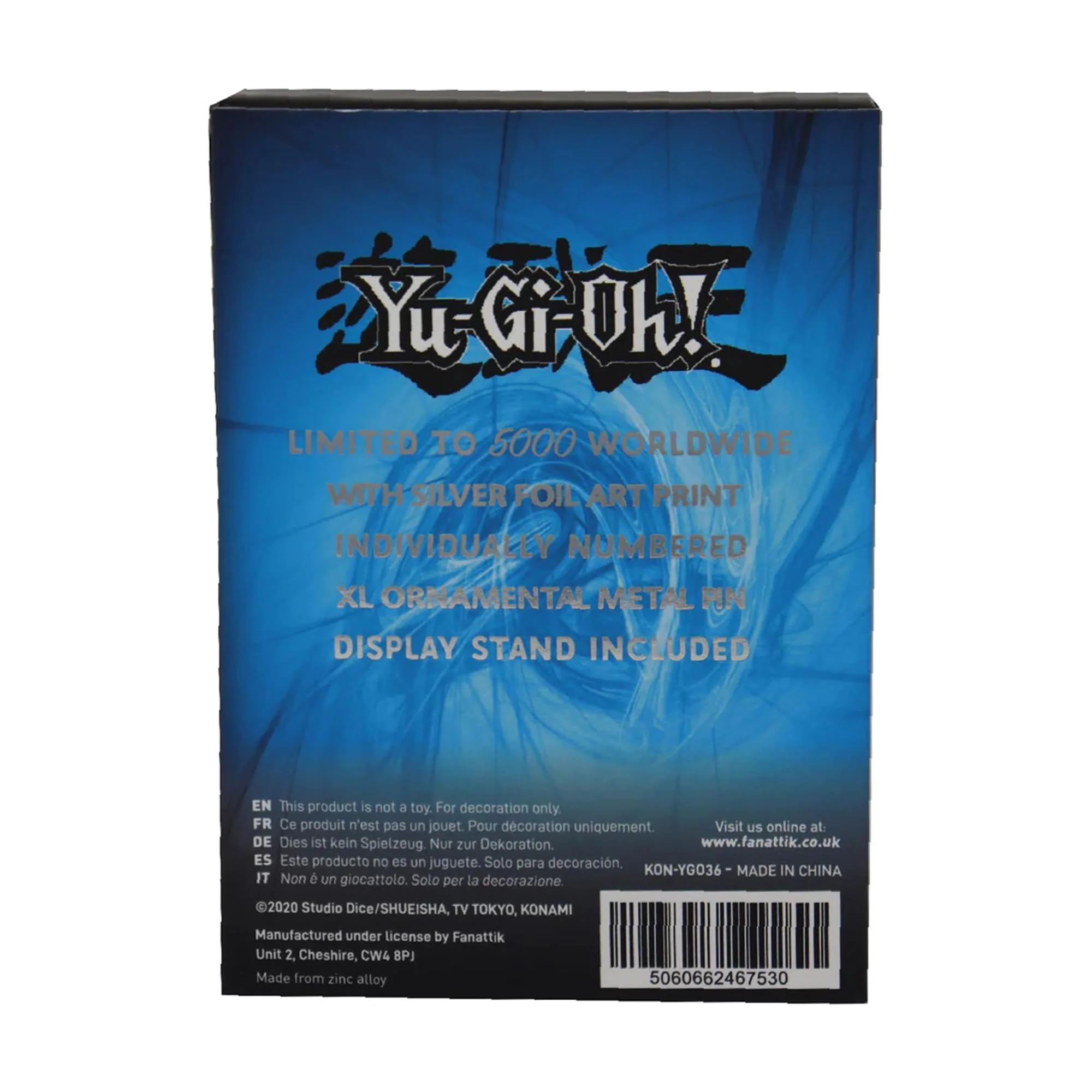 Yu-Gi-Oh! Limited Edition .999 Silver Plated Pin Badge | Blue Eyes White Dragon - Image 6