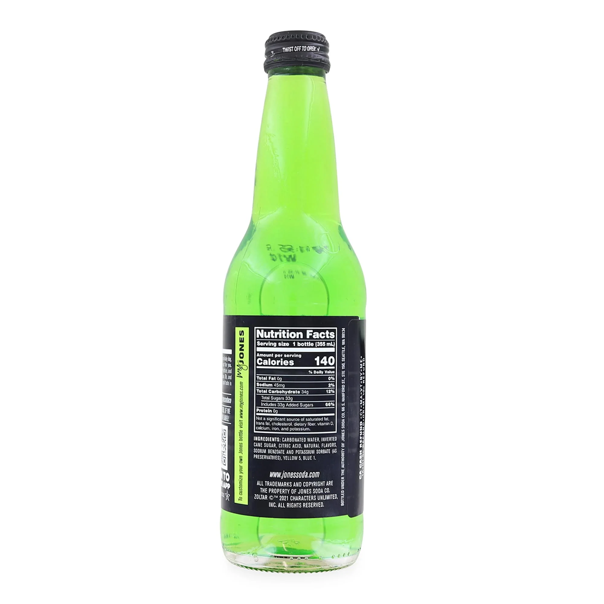 Zoltar AR Reel Label 12oz Jones Soda | Green Apple - Image 3