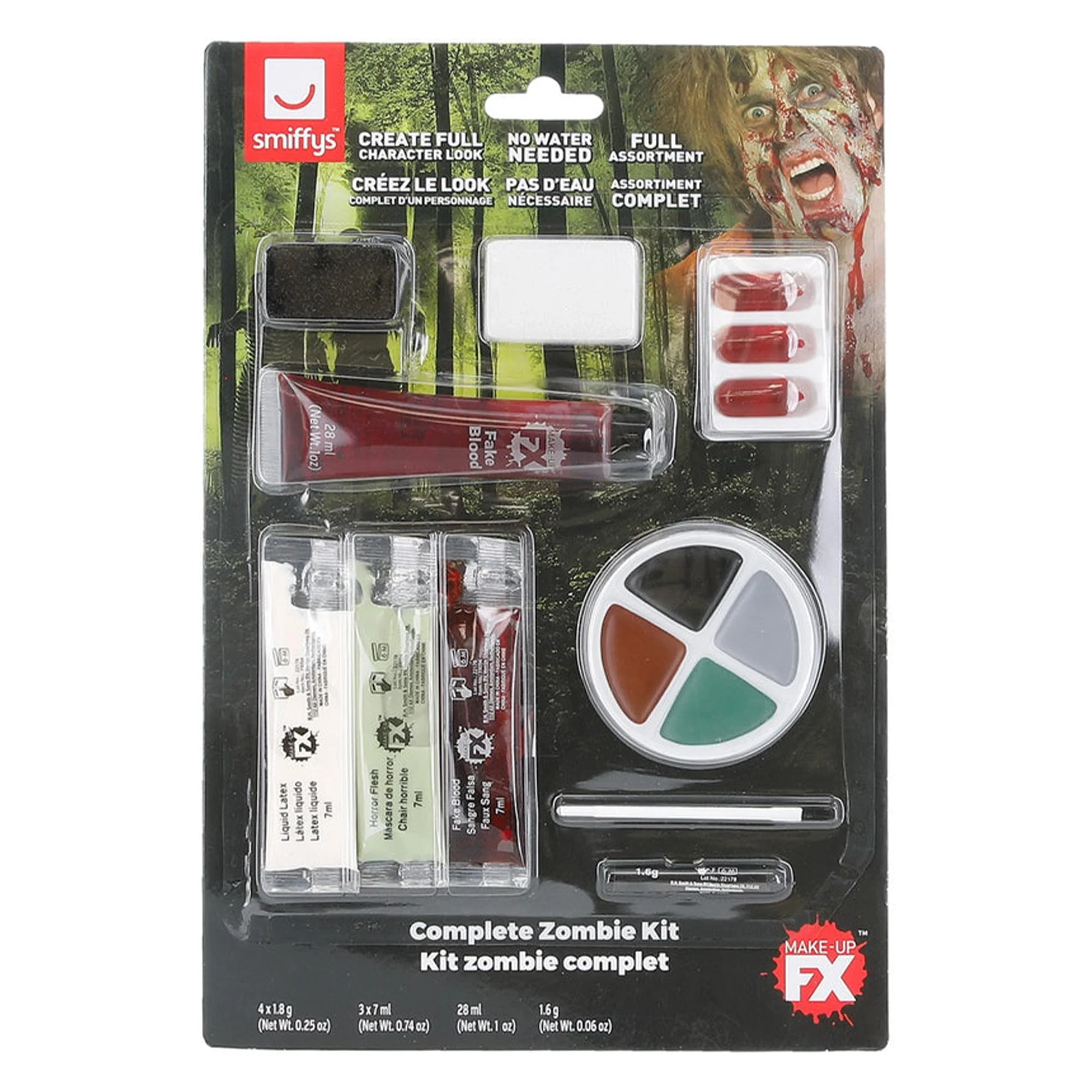 Zombie Latex Make-up Kit Costume Accessory - Image 2