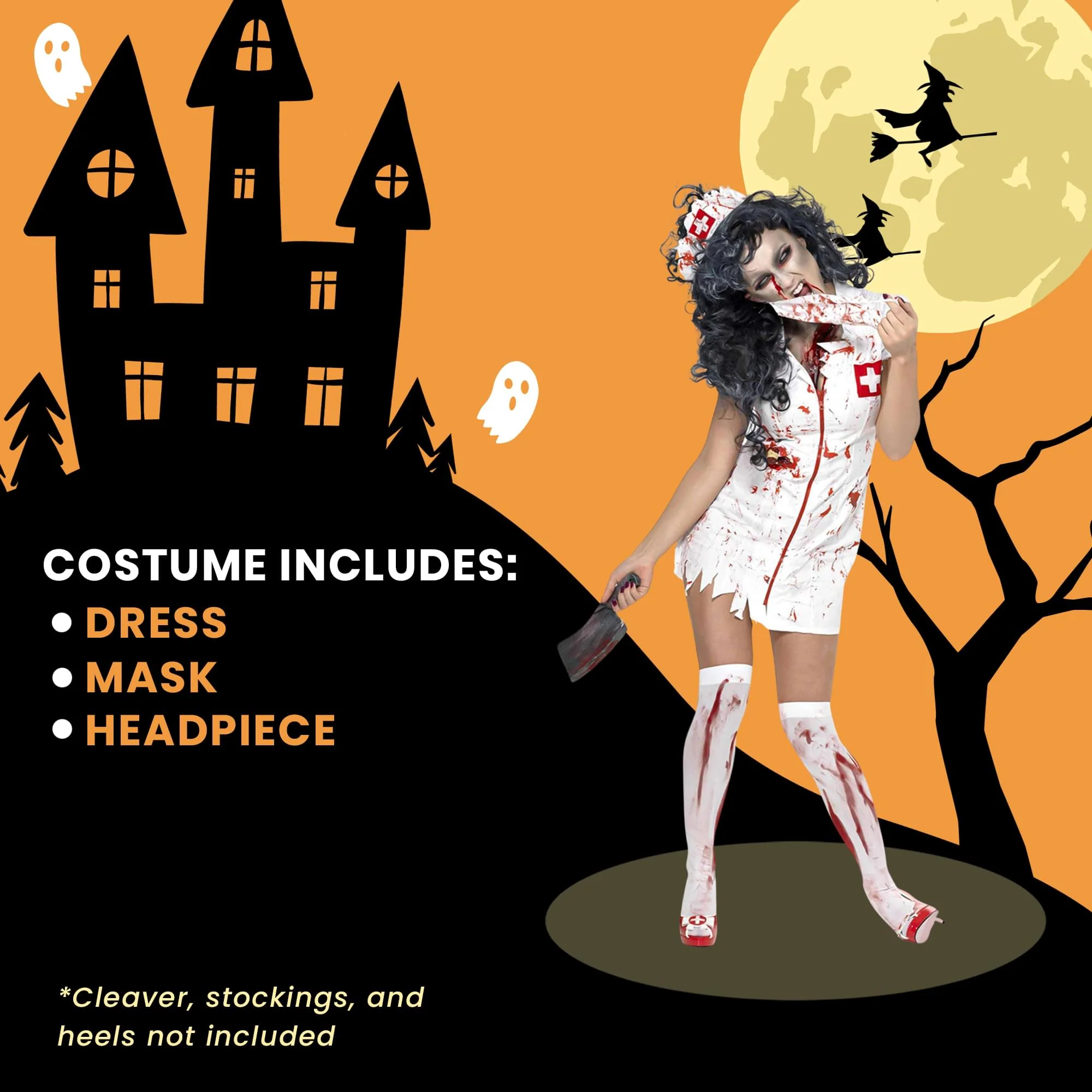 Zombie Nurse Adult Costume - Image 29