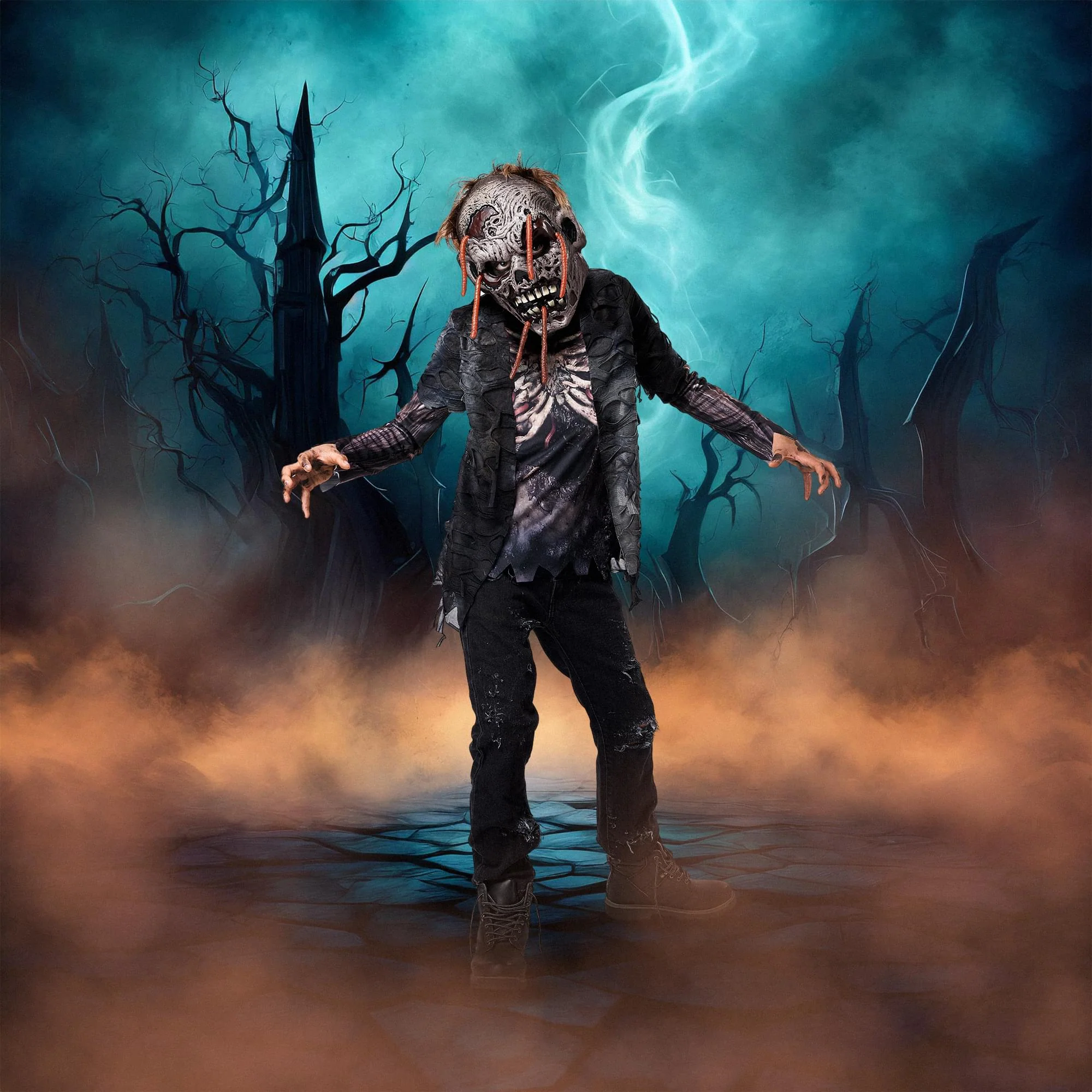 Zombie With Worms Child Costume - Image 12